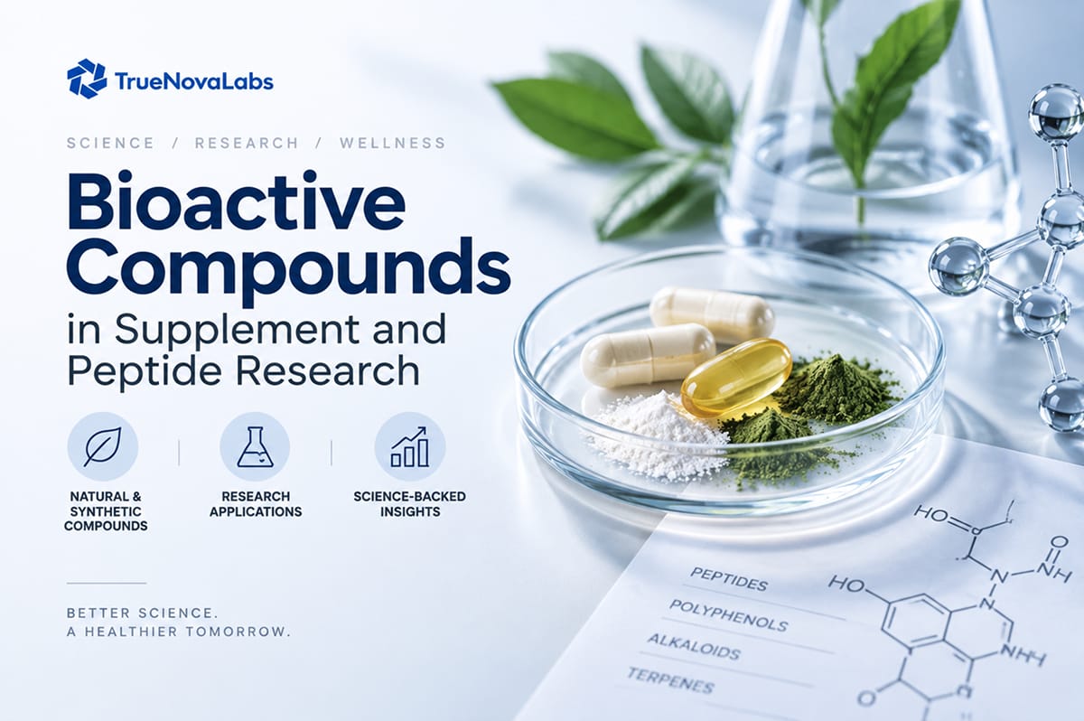 Bioactive Compounds in Supplement and Peptide Research