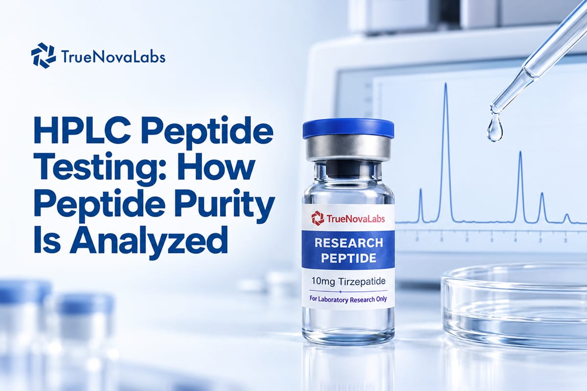 HPLC Peptide Testing: How Peptide Purity Is Analyzed
