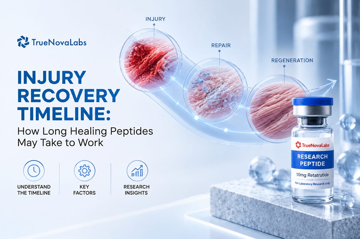 Injury Recovery Timeline: How Long Healing Peptides May Take to Work