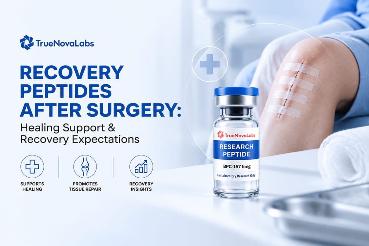 Recovery Peptides After Surgery: Healing Support & Recovery Expectations