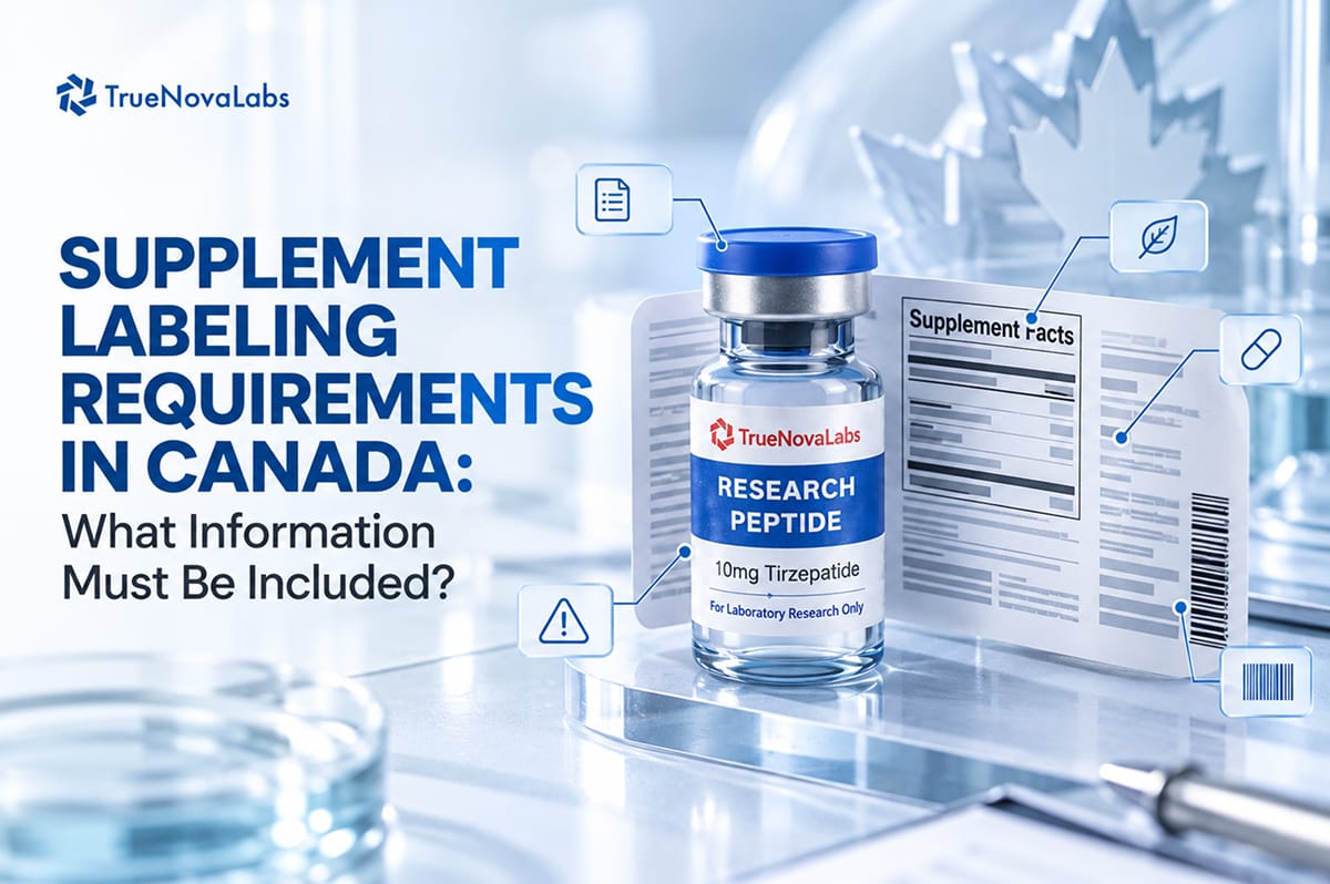 Supplement Labeling Requirements in Canada: What Information Must Be Included?