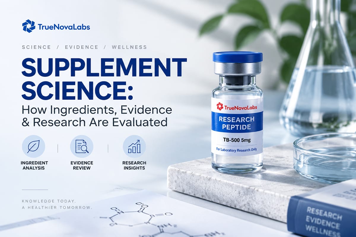 Supplement Science: How Ingredients, Evidence & Research Are Evaluated
