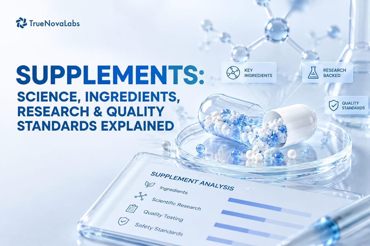 Supplements: Science, Ingredients, Research & Quality Standards Explained