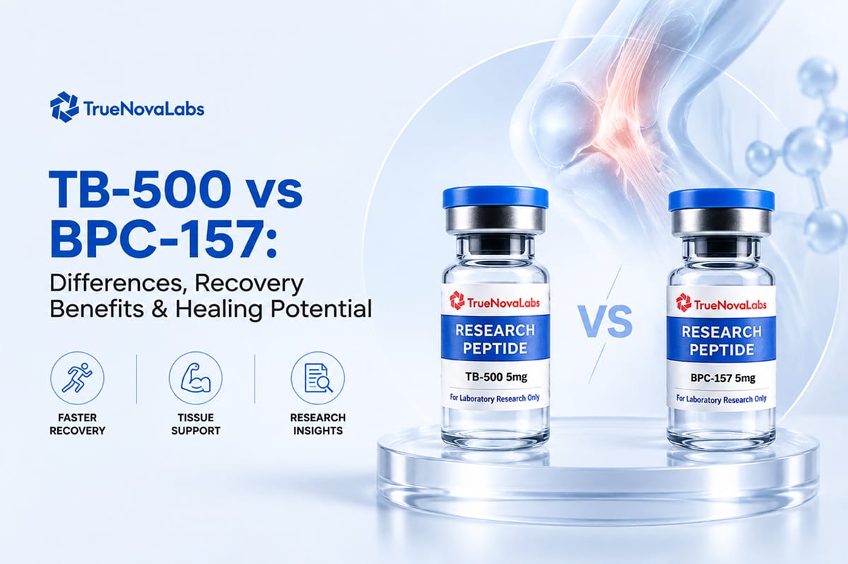 TB-500 vs BPC-157: Differences, Recovery Benefits & Healing Potential