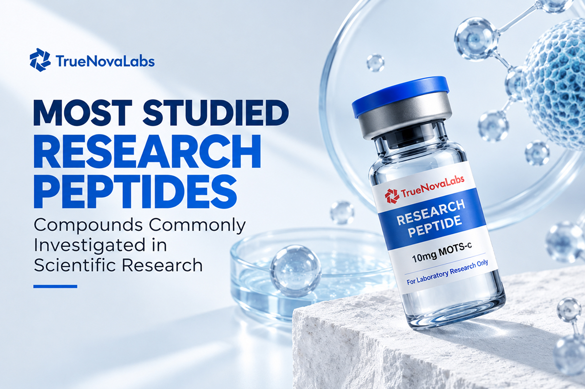 Most Studied Research Peptides: Compounds Commonly Investigated in Scientific Research
